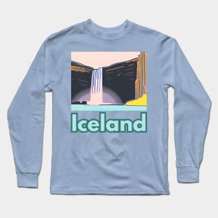 Iceland Skogafoss Long Sleeve T-Shirt